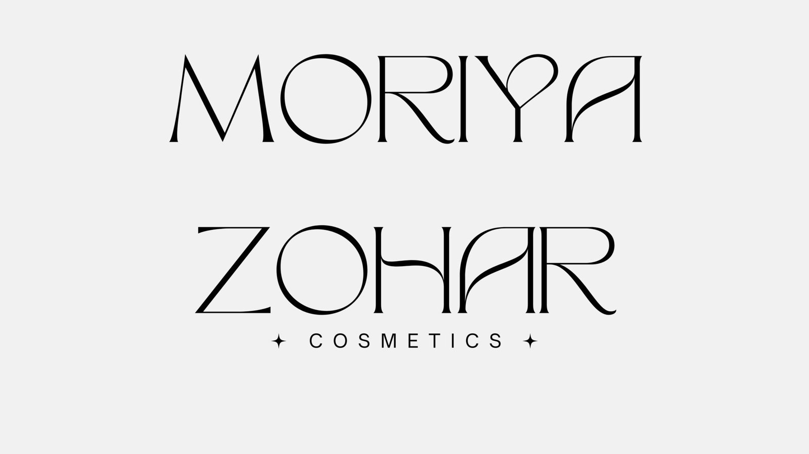 Grey And Black Minimalist Modern Typography Hair Salon Logo 1